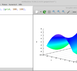 WxMaxima Screenshot